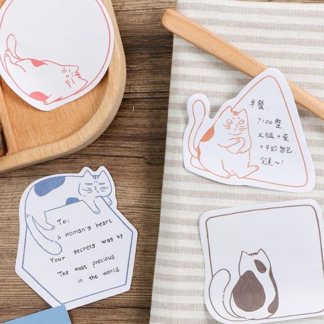 Cute Kawaii Memo Pads, 30 sheets