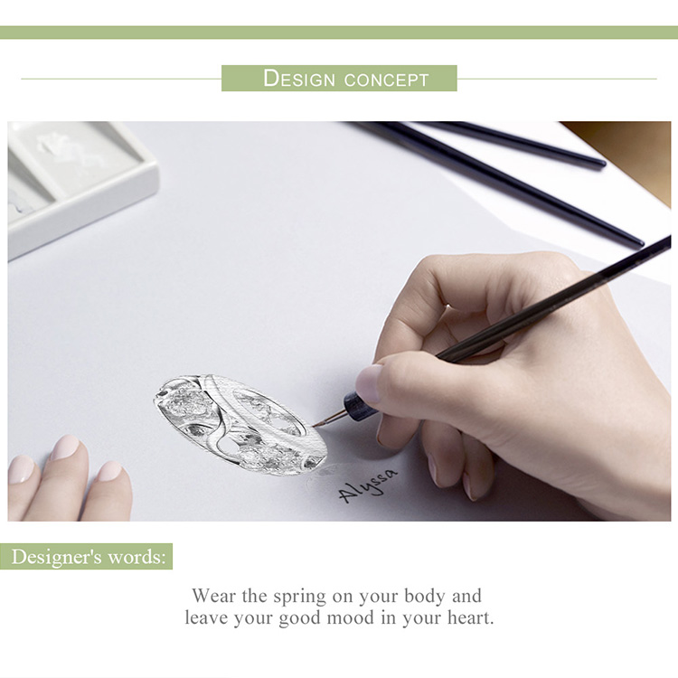 Bamoer 925 Silver Charm Collection 925 Sterling Silver Dazzling CZ Beads fit Bracelets & Bangles Fine Jewelry BSC039 Bamoer 925 Silver Charm Collection 925 Sterling Silver Dazzling CZ Beads fit Bracelets & Bangles Fine Jewelry BSC039