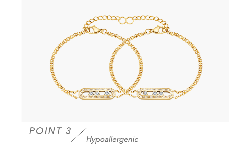 Geometric Oval Bracelet For Women Stainless Steel